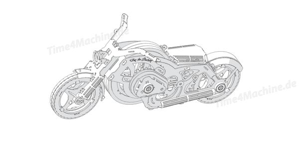 Modellenthusiast, InteraktivesSpielzeug Montageanleitung, MechanischeSpielzeugautos, Chrome Rider STEMBildung