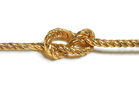 Gold plated rope chain