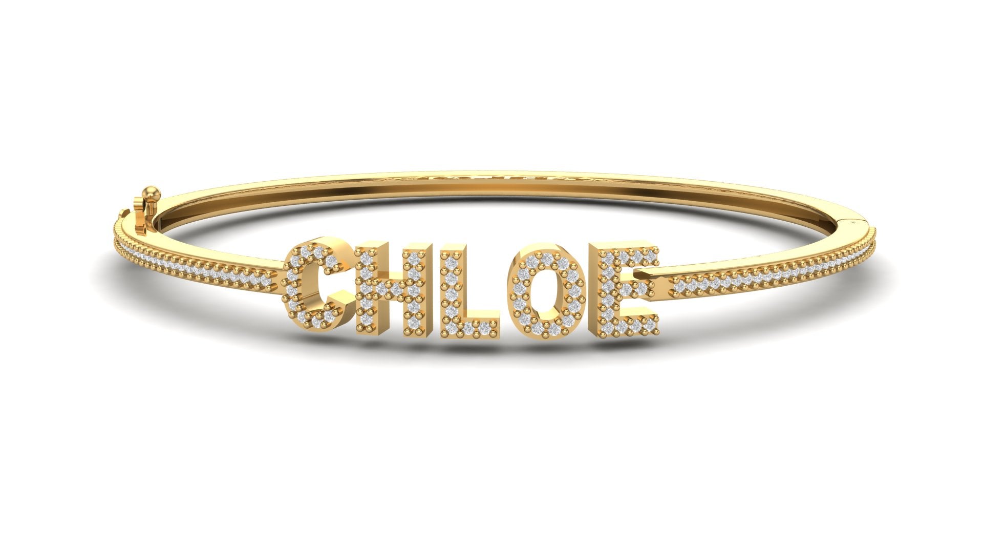 Amazon.com: Gemiac Name Bracelet Personalized for Women Two Tone Initial  Charm Cuff Bracelet Nameplate with Words for Girls (stlye 2): Clothing,  Shoes & Jewelry