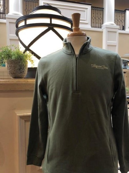 King And Prince Apparel Ladies Half Zip Meadow King And Prince Beach Golf Resort