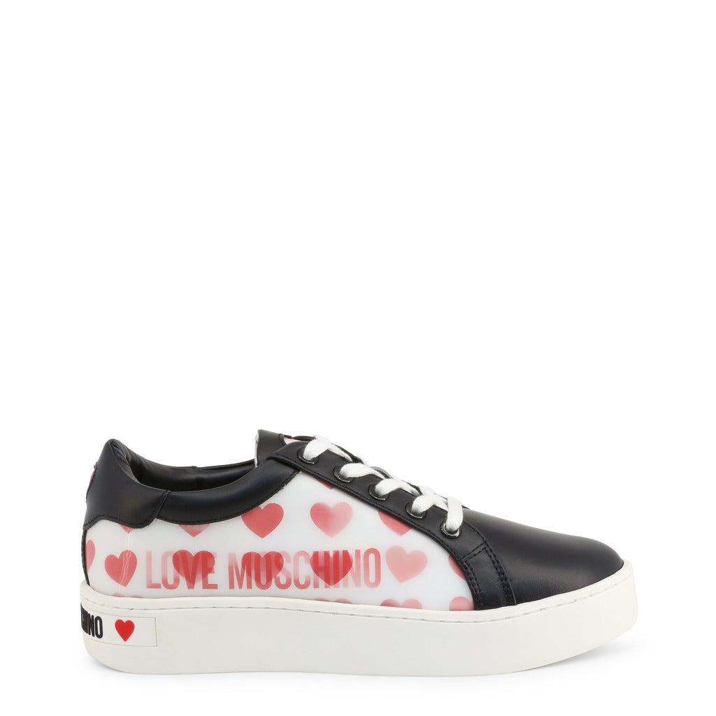 love moschino heart trainers