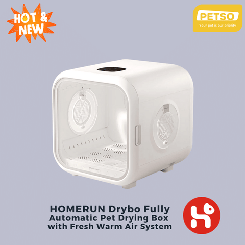 HOMERUN Drybo Fully Automatic Pet Drying Box with Fresh Warm Air System