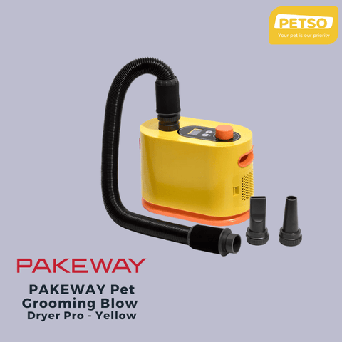 PAKEWAY Pet Grooming Blow Dryer Pro - Yellow