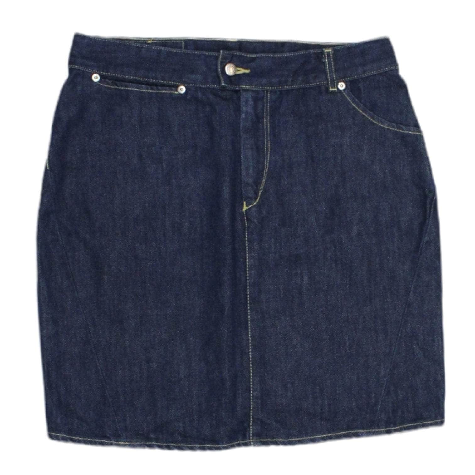 Levi's Indigo Denim Mini Skirt | Shop from Crisis Online