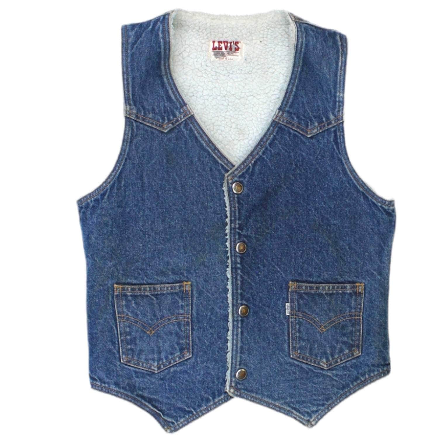 Vintage Levi's Shearling Waistcoat | Shop from Crisis Online