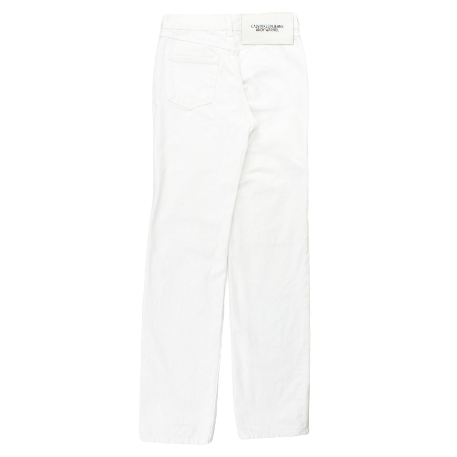 Calvin Klein White Andy Warhol Jeans | Shop from Crisis Online