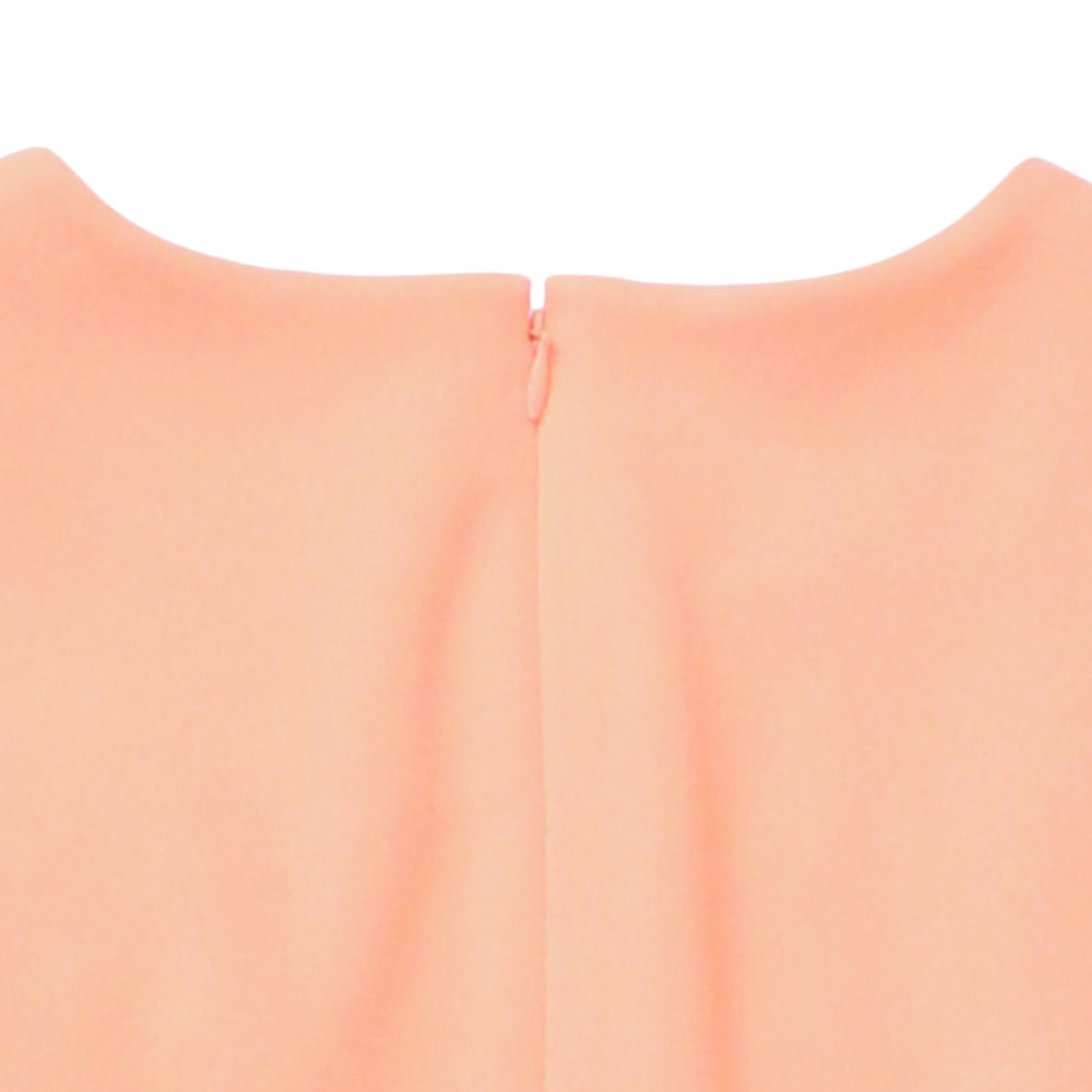 Calvin Klein Peach Fitted Crepe Dress | Shop from Crisis Online