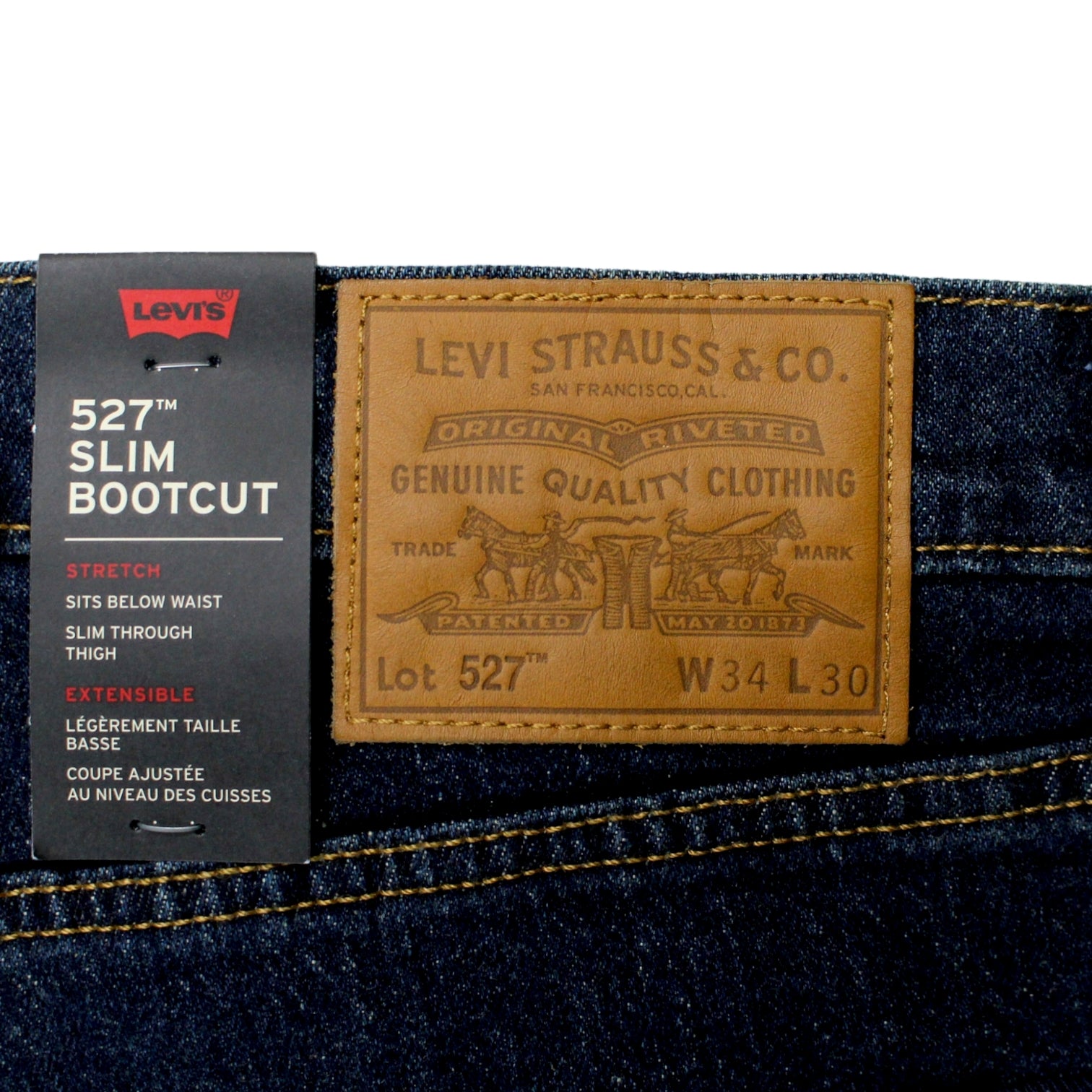 Levi's 527 Blue Slim Bootcut Jeans | Shop from Crisis Online