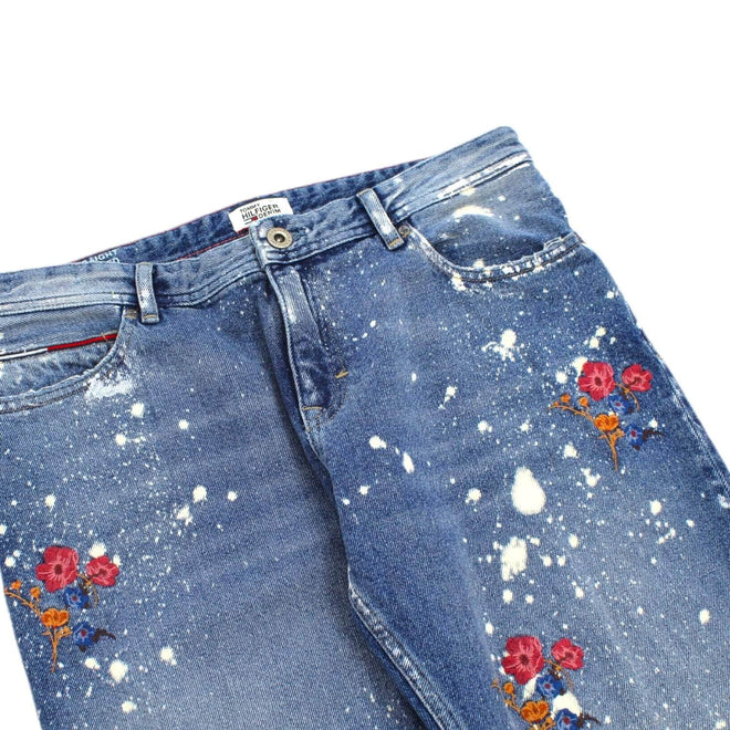 tommy hilfiger patch jeans