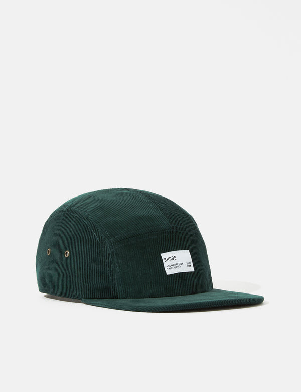 Bhode 5-Panel Cap (Cotton Twill) - Forest Green I BHODE.