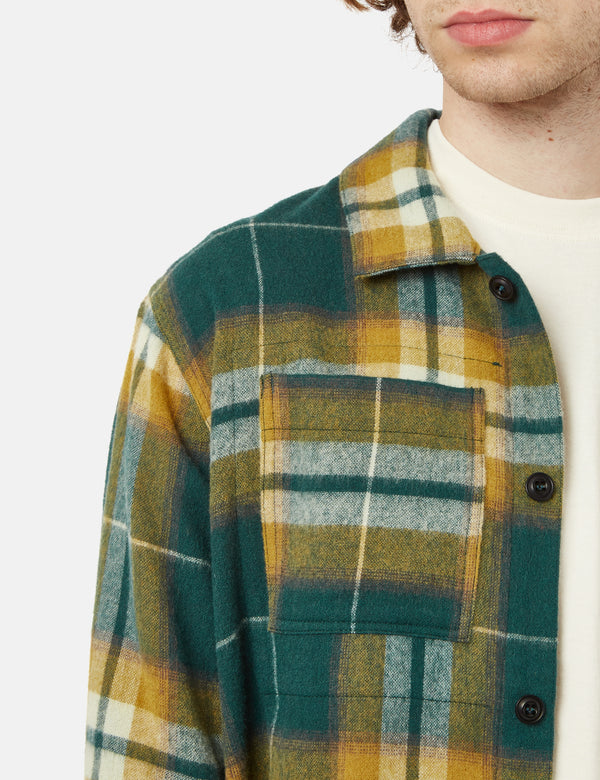 Bhode Overshirt (Cotton Moleskin) - Forest Green — BHODE