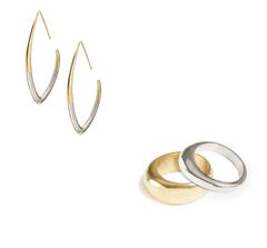 Soko Jewelry Earrings and Rings in Silver and Gold