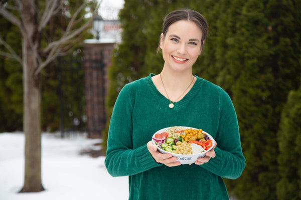 Madeline Krantz, vegan chef at New World Kitchen in Des Moines, Iowa