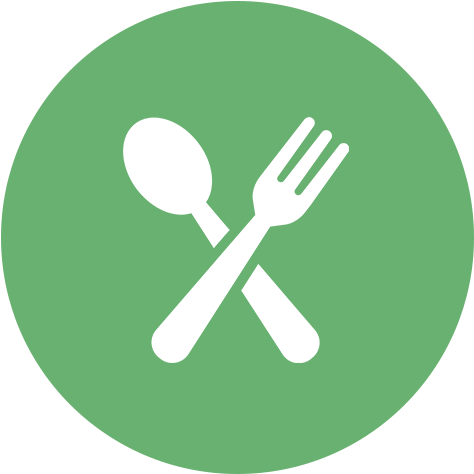 Utensils to eat vegetarian plant-based food in Des Moines, Iowa