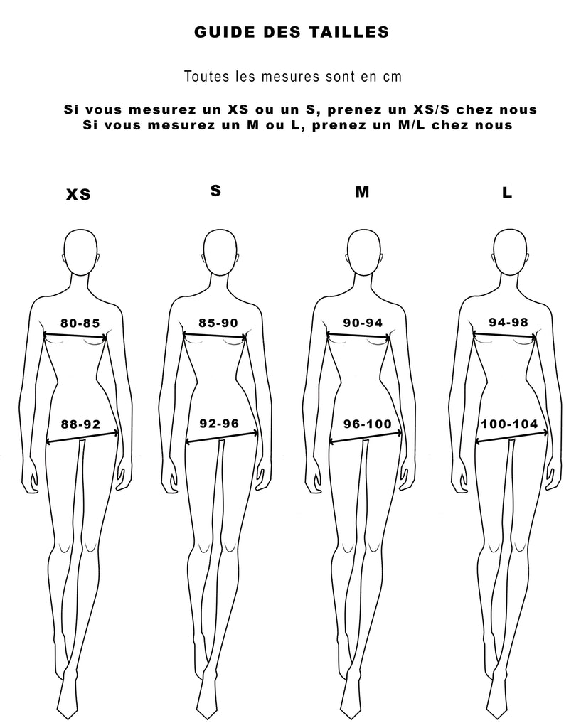 guide des tailles ella