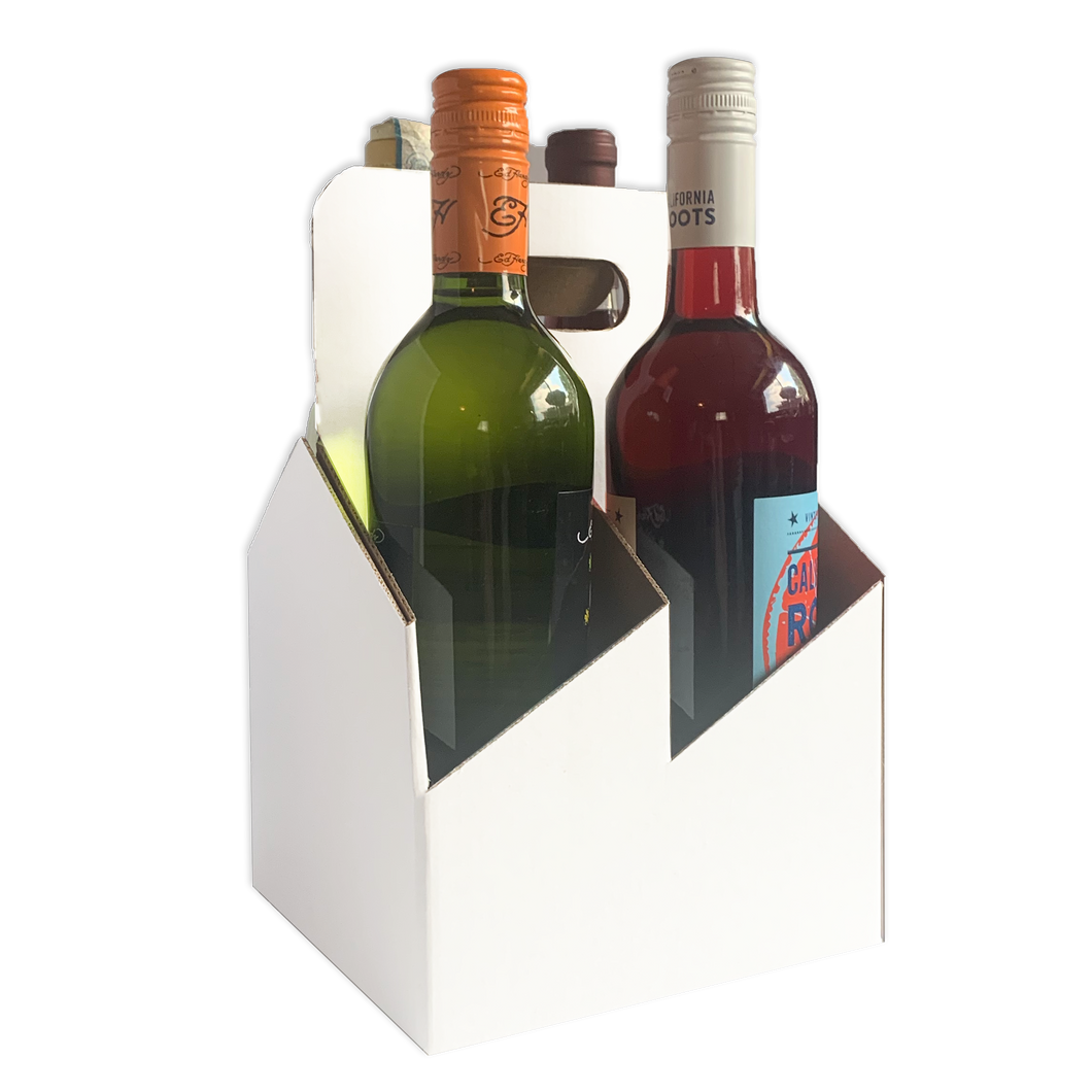 4 pack wine bottle carrier