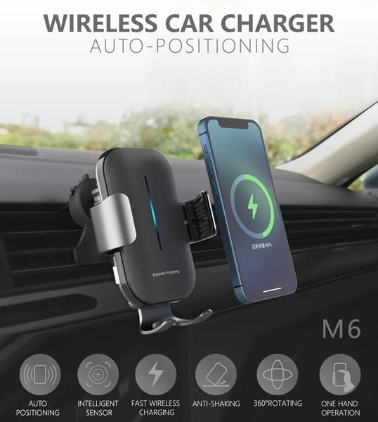 qi wireless charger auto