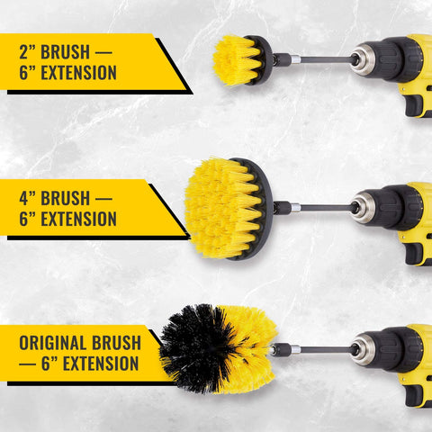 Carlton Hardware™ Drill Brush Attachment (3 PC Set)