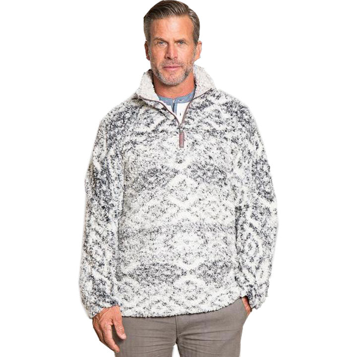 frosty tipped quarter zip pullover