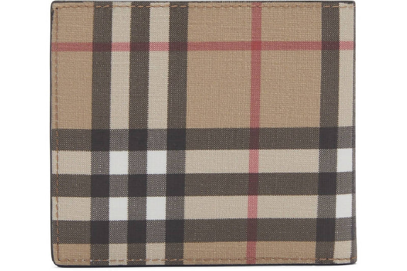 burberry london check international bifold wallet