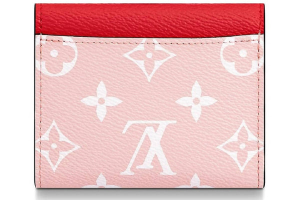 Louis Vuitton Zoe Wallet Monogram Giant Red/Pink in Coated Canvas