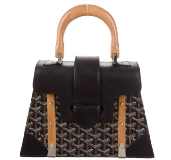 Cap vert leather crossbody bag Goyard Black in Leather - 35988551