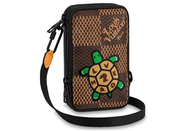 Louis Vuitton x Nigo Horizon Earphones Case Monogram Stripes Brown in  Coated Canvas with Gold-tone - US