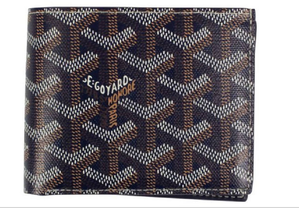 Goyard Cap Vert Crossbody Goyardine Navy Blue for Women