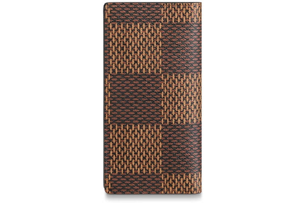 Louis Vuitton x Nigo Double Phone Pouch Damier Ebene Giant Brown in Coated  Canvas with Black-tone - US