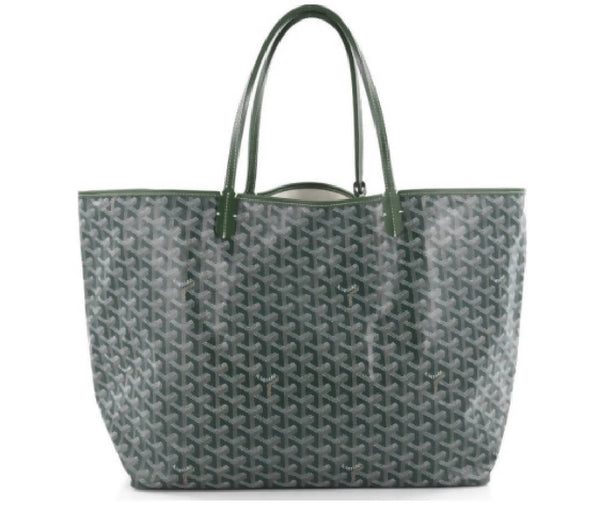 Goyard St. Louis GM Bag Navy Blue Chevron Tote – Mightychic