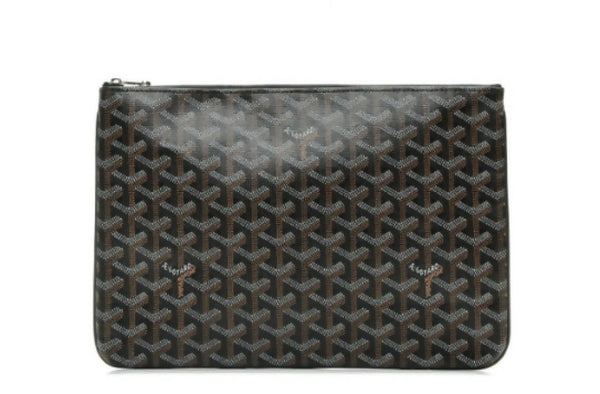 Goyard Aba Bourget Suitcase Goyardine Black