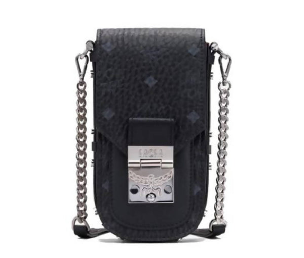 MCM Fursten Small Black Belt Bag Visetos  The Accessory Circle – The  Accessory Circle by X Terrace