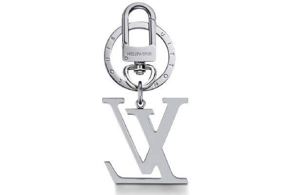 Louis Vuitton Skate Bag Charm and Key Holder Monogram Silver in