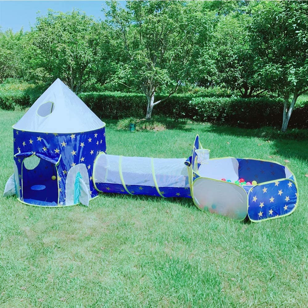 3 in 1 Rocket Ship Tent – The toy central