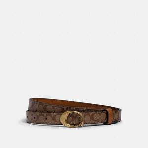 signature buckle belt 18mm coach