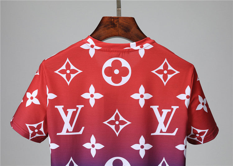 Louis Vuitton LV Monogram Crew Neck Short Sleeve T-Shirt