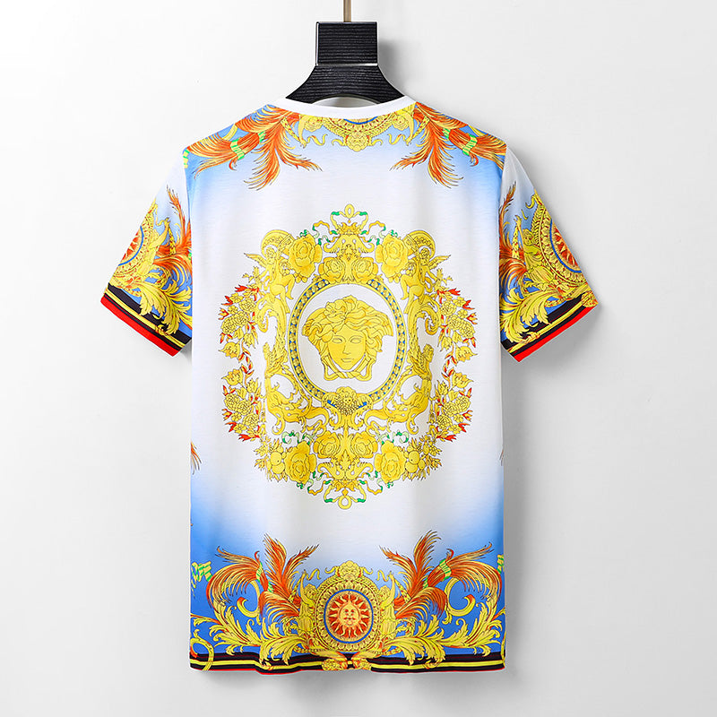 Versace Woman Men Fashion Casual Shirt Top Tee