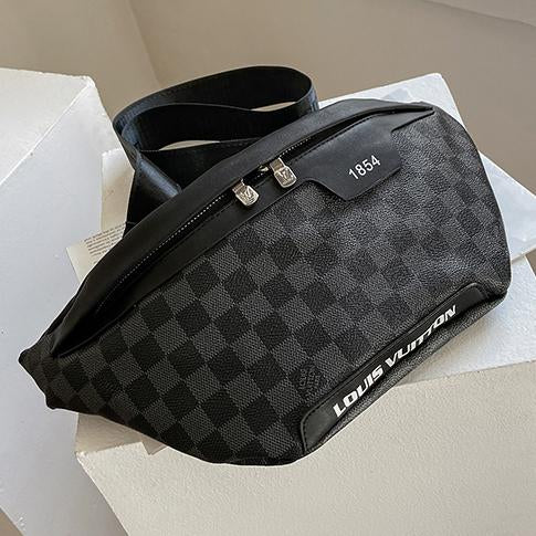 LV Louis Vuitton letter print hot sale ladies shopping shoulder bag messenger bag waist bag