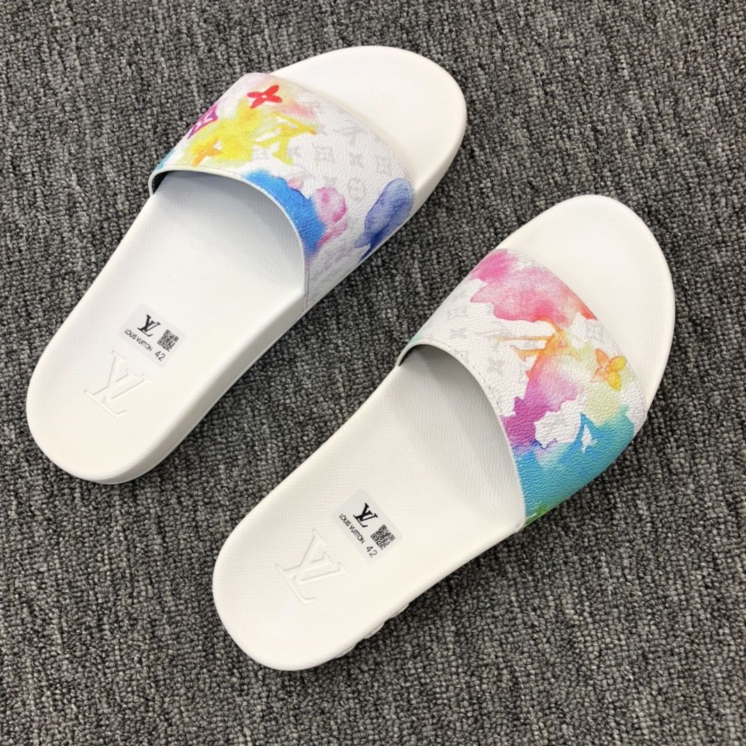 Louis Vuitton LV summer new outer wear sandals slippers shoes