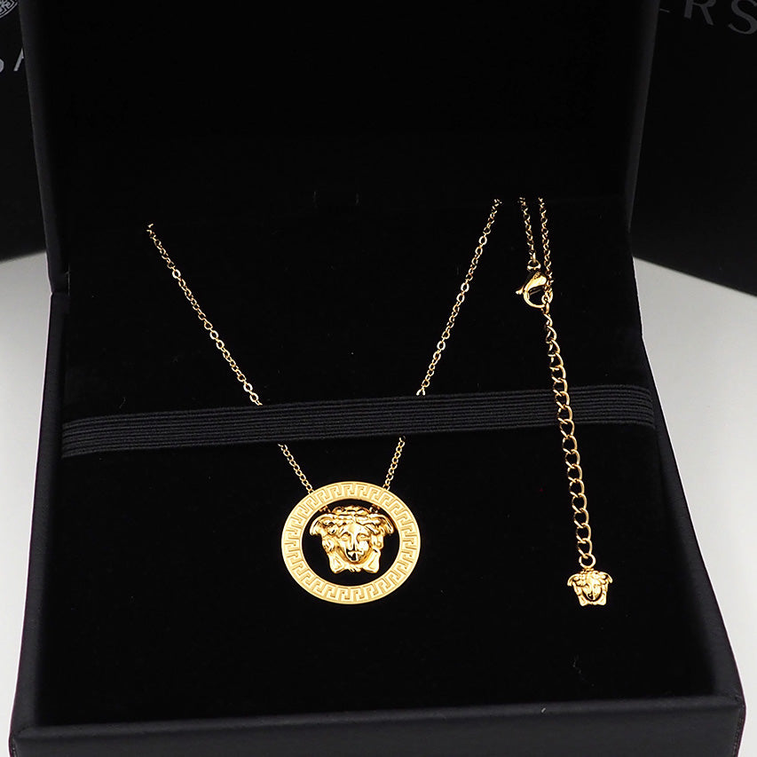 Versace Classic Simple Ladies Medusa Necklace