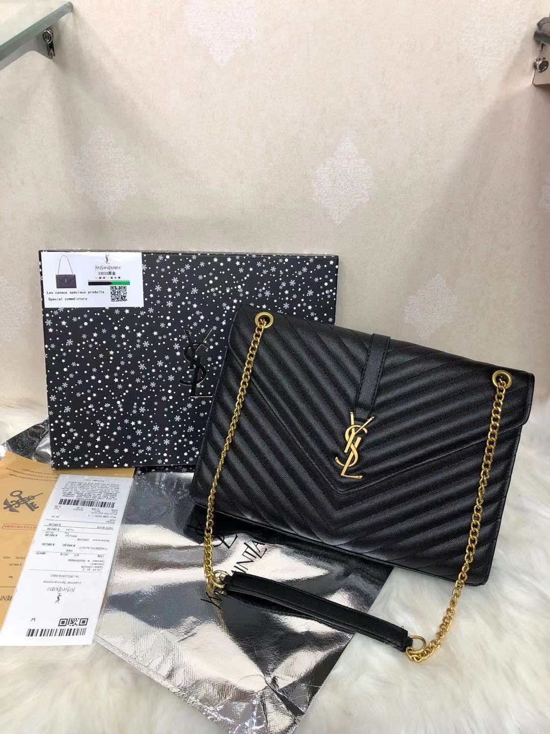 YSL hot sale classic messenger bag chain bag fashion lady one-shoulder messenger bag