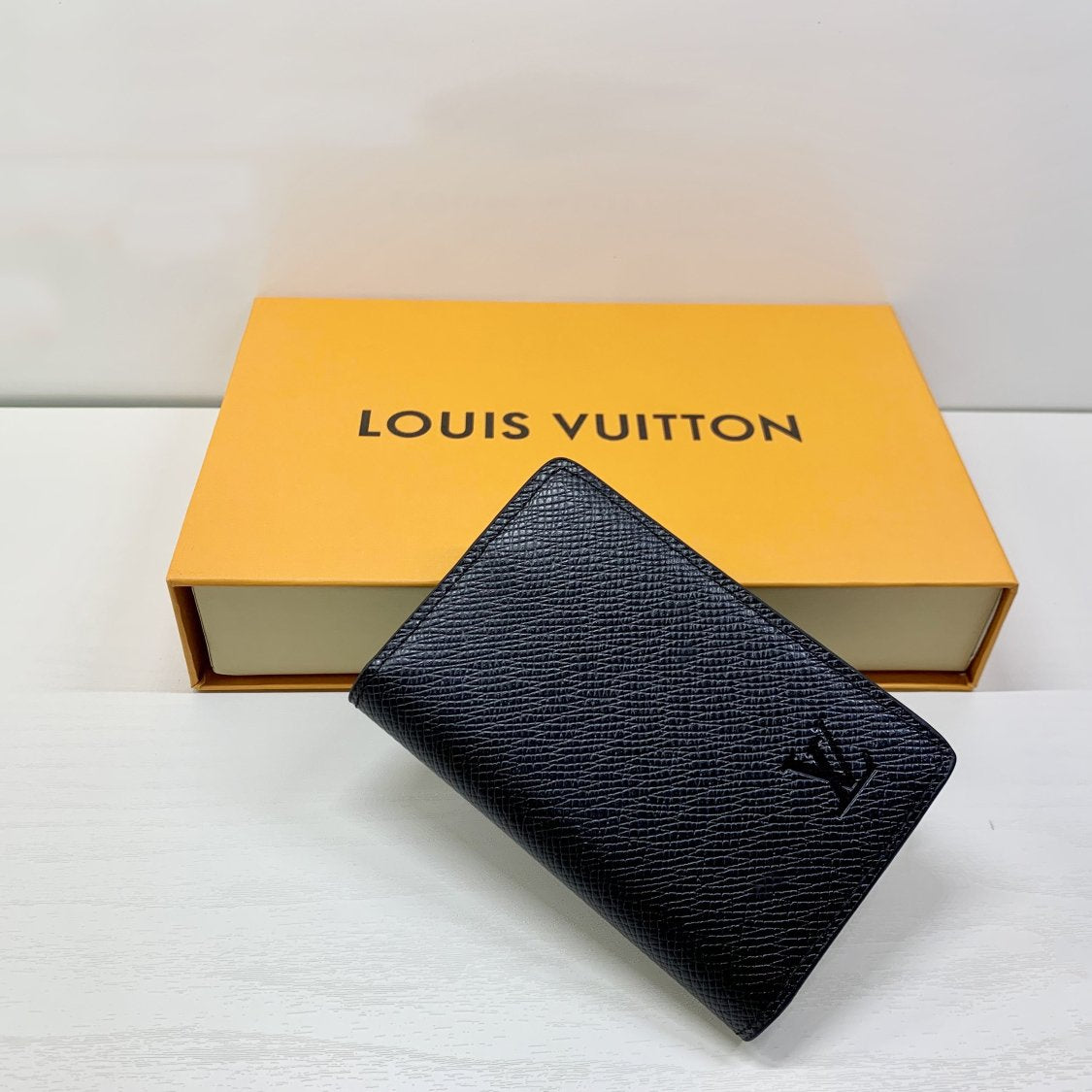 LV Louis Vuitton Monogram Canvas Mini Key Case Wallet Bag