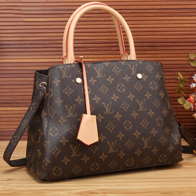 LV Louis Vuitton classic letter printing retro ladies shoulder bag messenger bag shopping bag