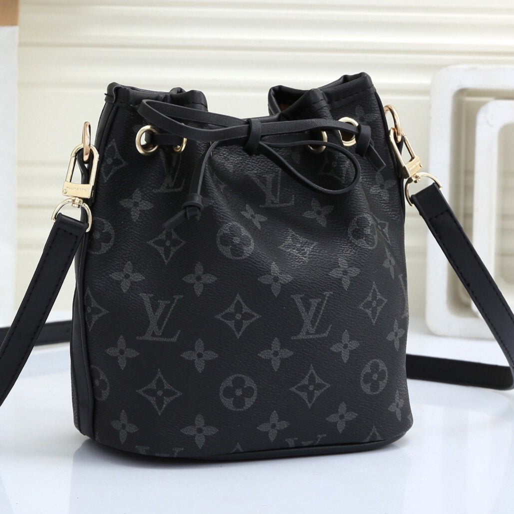 LV Louis vuitton classic letter logo printing ladies drawstring 