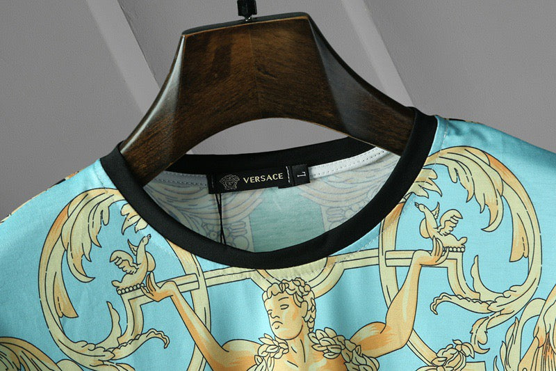 Versace Women Men Fashion Casual Shirt Top Tee