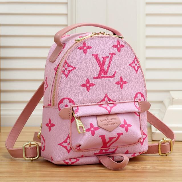 Louis Vuitton LV Hot Sale New Printed Small Backpack Fashion Lad