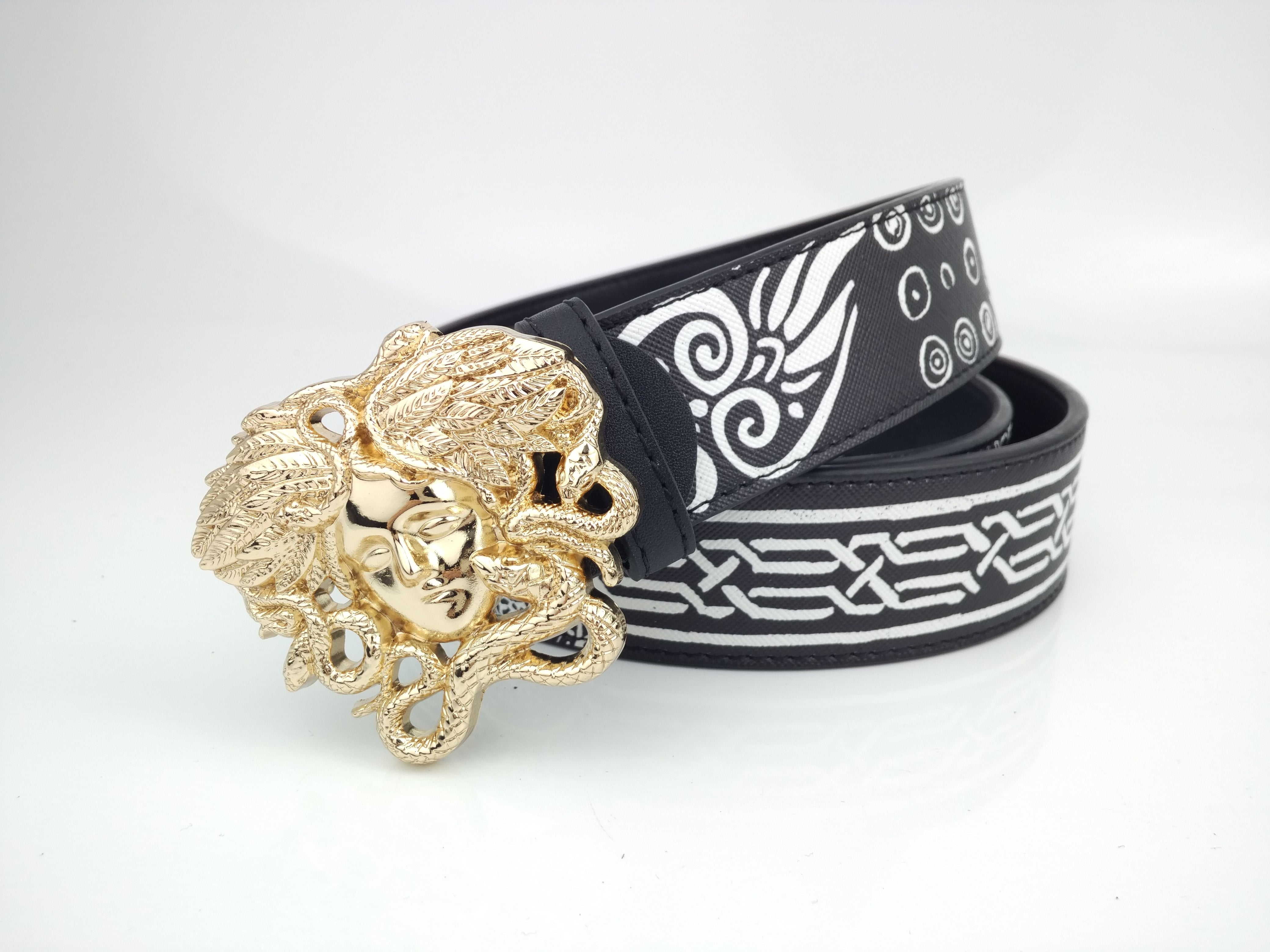 Versace new fashion Medusa trend printing belt