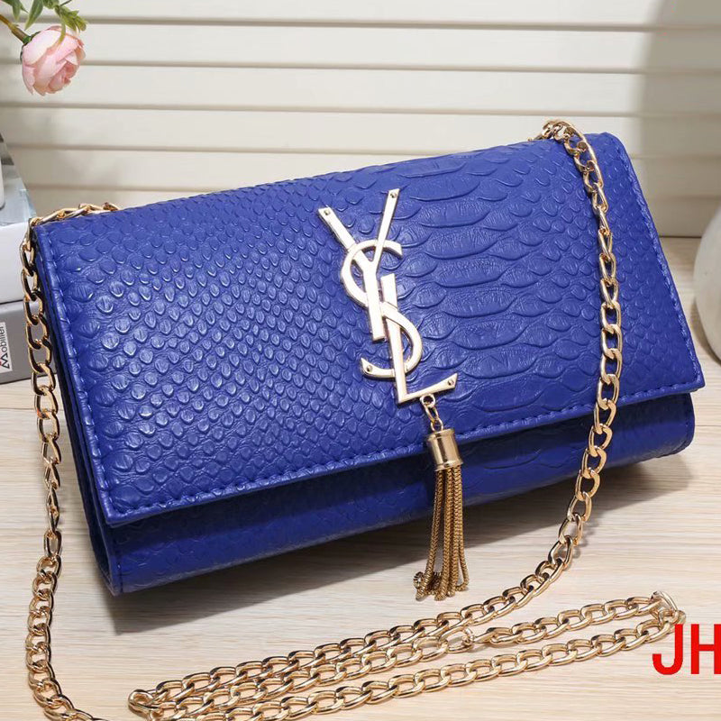 Yves Saint Laurent YSL new product tassel letters gold buckle sn