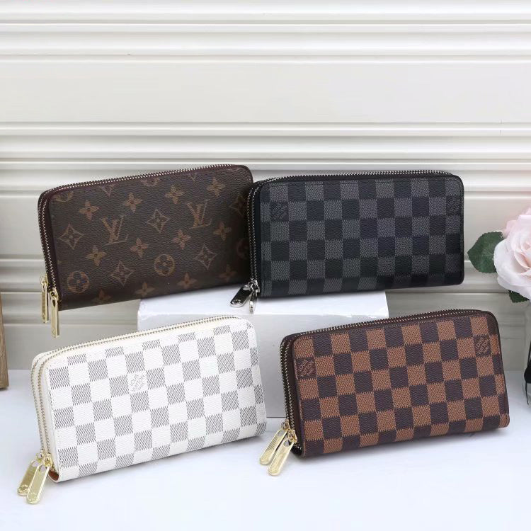 Louis Vuitton LV Classic Long Coin Purse Key Case Fashion Men's and Women's Wallet Clutch