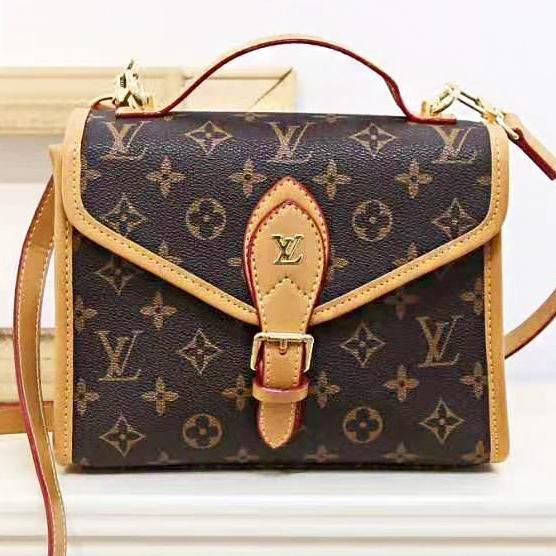 Louis vuitton LV Fashion new monogram leather shopping leisure s